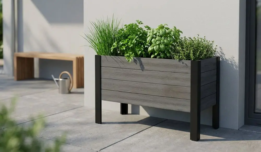 Kunststoff Blumenkübel Groningen