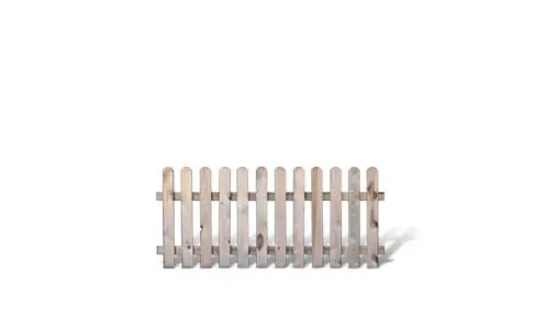 Ein Gartenzaun aus druckimprägniertem Kiefernholz und einem Maß von: 180 x 80cm