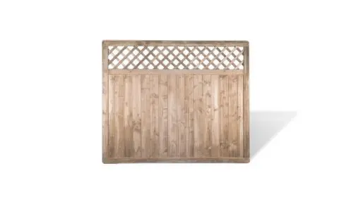 Die Sichtschtzwände mit Rankgitter in 180 x 150cm aus druckimprägnierter Fichte