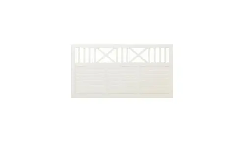 Der Sichtschutzzaun Nostalgi ist zweimal farbgrundiert weiss und zeichnet sich durch sein elegantes Design aus. Das Holz für den Sichtschutzzaun wird aus der Kiefer und Fichte gewonnen.