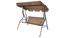 Hollywoodschaukel Avignon -3-Sitzer- in creme-grauer Ausführung