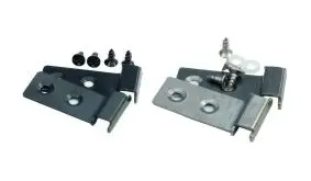 Alu Abdeckleistenclips zur Befestigung von Start-/Abschlussleisten in den Pfostennuten