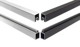 Stabilisierend und dekorativ: Alu Abschlussleisten Set für WPC Lamellen mit Nut-Feder-Verbindung