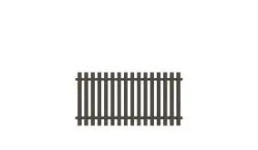 Alu Stelenzaun Cuxhaven 180 x 90 cm