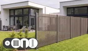 Alu Stelenzaun Komplettset Cuxhaven