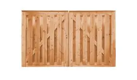 Für breite Einfahrten finden Si bei uns das Doppeltor 300 x 180 cm