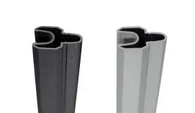 Die 180 cm BPC Lisenen sind in Silbergrau und Anthrazit erhältlich