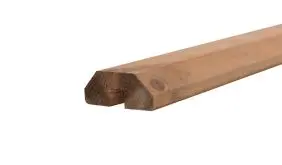 Für Stabilität und ästhetischem Abschluss wird die 4 x 10 x 200 cm Abdeckleiste verwendet