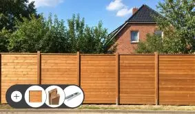 Garten Schallschutzwand Komplettset