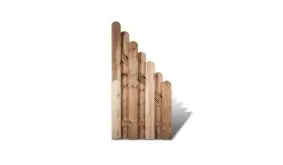 Ein dekorativer Zaunabschluß aus der Serie Frankfurt mit den Maßen: 90x 180 x 90cm