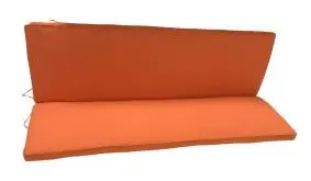 Modisches Sitzkissen für 3-Sitzer Gartenbänke im Maß 140 x 88 x 5 cm