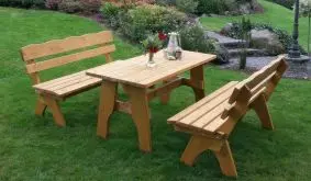 Gartenmöbel Massiv Trelleborg II - für kleine und große Familien erhältlich.