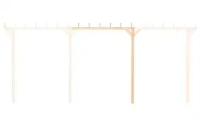 Gartenpergola Premium Verlängerung