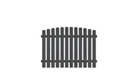 Vollkunstofflatten und Aluminiumquerriegel, 180 x 120 auf 130 cm, anthrazit (RAL 7016), Edelstahl verschraubt, inkl. Montageset und Bohrer