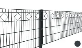 Das elegante Gittermattenzaun Komplettset Deluxe lässt sich einfach konfigurieren, wird mit allem für die Montage benötigten Zubehör geliefert und ist schnell montiert.