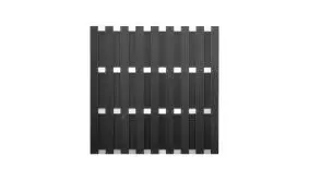 WPC Zaun, 180 x 180 cm, Anthrazit