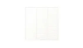 180 x 180 cm - Farbe: Weiß, Sichtschutzzaunelement aus fungizid behandeltem und doppelt farbgrundiertem Kiefern- bzw. Fichtenholz