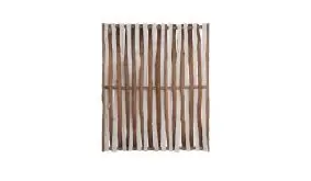 Ein Zaun für Naturfreunde: Der Haselnuss Sichtschutz Zaun im Maß 150 x 180 cm mit Haselnusshalblatten