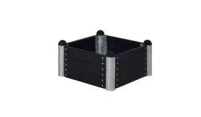 Das druckimprägnierte Hochbeet Pipe in dem Maß 80 x 80 x 36 cm, hält extreme Witterungseinflüsse stand und ist ein sehr langlebiger Gartenfreund
