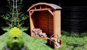 Entdecken Sie jetzt unsere riesige Auswahl an Gartenaccesoirs, wie z.b. unser Kaminholz Regal aus massivem druckimprägniertem Kiefernholz.