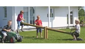 Für die Sicherheit Ihrer Kleinen ist selbstverständlich gesorgt. Die Wippe ist nach DIN EN 71 geprüft.