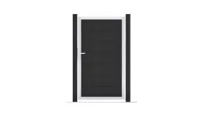 Kolding Maxi Tor aus pflegeleichtem BPC mit umlaufenden Rahmen aus Aluminium zur Stabilisierung