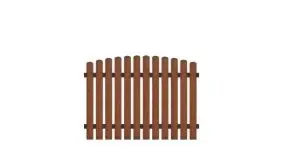 Kunststoff Gartenzäune mit 10 Jahren Garantie, Vollkunstofflatten und Aluminiumquerriegel, braun (RAL 8016), Edelstahl verschraubt, inkl. Montageset und Bohrer