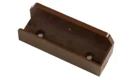 Montageschuh für die Zaunserie Aubing, in braun Montageschuh für die Zaunserie Aubing, in braun