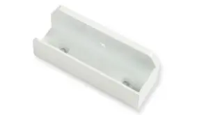 Montageschuh für die Zaunserie Neuhausen, in weiß Montageschuh für die Zaunserie Neuhausen, in weiß