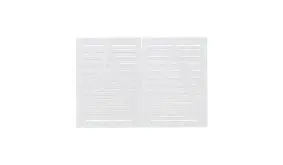 Weißes Doppeltor in 200 x 136 cmm ( B x H ) mit rostfreien Schlagschrauben verarbeitet, sorgt für langen Schutz Ihrer Privatsphäre.