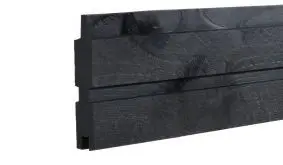 Das druckimprägnierte Profilbrett Plank in der Farbe Anthrazit mit dem Maß: 25 x 140 mm x 177 cm.