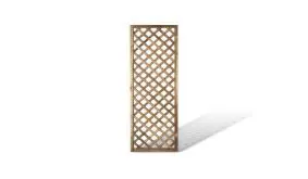 Rankgitter Zaun Usedom 60x180cm. Druckimprägnierte Fichte.  Rahmen: ca. 45 x 45 mm