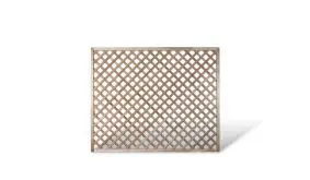 Rankgitter Holzzaun 180x150cm. Rankgitter Maschenweite: ca. 6x6cm. Rankstäbe: ca. 12x30 mm