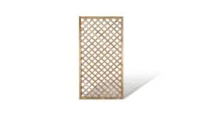 Holz Rankzaun 90x180cm. Druckimprägnierte Kiefer. Rankgitter Maschenweite: ca. 6 x 6cm