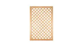 Rankgitter Lärche (sibirisch) in dem Maß 120 x 180cm mit 4,5 x 6,5cm Rahmen, Edelstahl geklammert