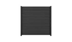 180 x 180 cm großes Zaunfeld aus pulverbeschichteten Aluminium. Der stilvolle Zaun sorgt für die gewünschte Privatsphäre auf Ihrem Grundstück.