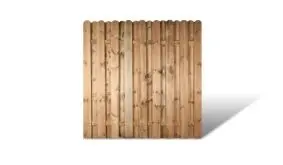 Ein 180 x 180cm Sichtschutzelement aus der Serie Bochum mit einer Rahmenstärke von 20 x 65 mm