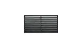 Kiefer/Fichtenholz, 180 x 93 cm, fungizid und farbgrundiert schwarz, inkl. rostfreie Schlagschrauben