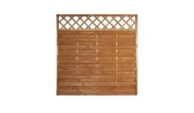 180 x 180 cm Holzzaun mit Kreuzgitter