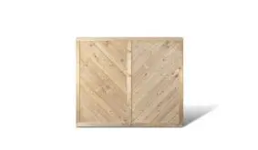 Sichtschutzwand Stuttgart Massiv aus druckimprägnierter Fichte. 180x150cm. Rahmen: ca. 40 x 70 mm 