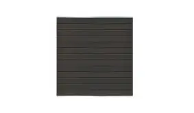 WPC-Sichtschutzwand 175 x 180 cm (BxH) in Anthrazit, bestehend aus 13 Lamellen inkl. 1 Start- und Abschlussprofil