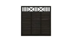 Der massive Kiefer/Fichte Sichtschutzzaun Nostalgi im Maß von 180 x 180 cm, schenkt Ihnen Privatsphäre in Ihren Garten.