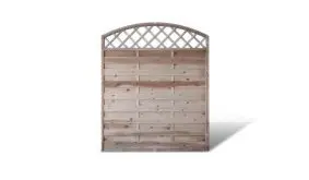 Ein dekoratives Zaunelement mit einem Rankausschnitt und einem Maß von 150 x 180 auf 160cm