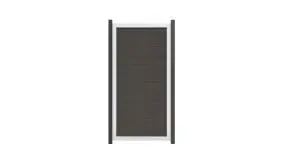 Das 90 cm breite Element Varde 2 besteht aus widerstandsfähigem BPC. Farbe: Anthrazit