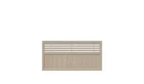 Kleines Zaunfeld 180 x 90 cm in Sheffield Oak, auch für Vorgärten oder Terrassenabtrennungen geeignet