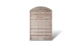 Ein 120 x 180 auf 160cm druckimprägniertes Sichtschutzelement aus Kiefernholz