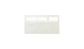 Decora Zaun mit Rankgitter aus langlebigem Nadelholz. Zweimal farbgrundiert weiß, 180 x 95 cm