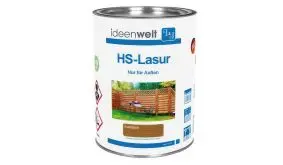 Die 2,5 Liter Dose Zaunlasur. Diese Dose ist ideal um Ihre Zaunelemente neu zu lasieren, bei einfachem Anstrich benötigen Sie 100 ml / m2, die Zaunelemente sollten beim Streichen trocken sein.