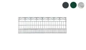 Zaunmatte aus verzinktem Stahl mit S-Reihe – eine attraktive Kombination aus Stabilität, Langlebigkeit und Eleganz
