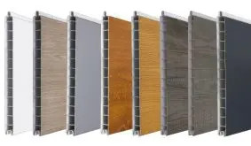 In 8 Designs erhältlich: 180 x 15 x 1,9 cm PVC Lamellen mit Nut-Feder-Verbindung